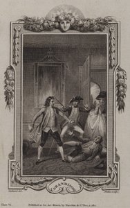 Scena z Historii Sir Charlesa Grandisona autorstwa Samuela Richardsona autorstwa English School