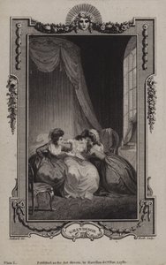Scena z Historii Sir Charlesa Grandisona autorstwa Samuela Richardsona autorstwa English School