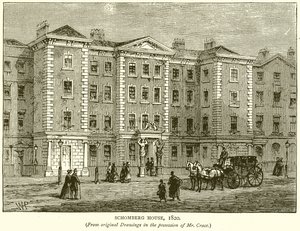 Dom Schomberga, 1820