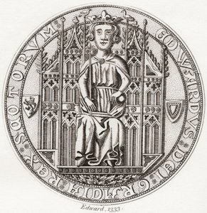 Pieczęć Edwarda Balliola, ok. 1283-1367. autorstwa English School