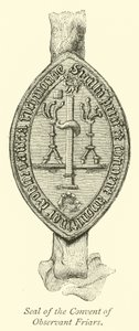 Pieczęć Klasztoru Braci Ścisłych autorstwa English School