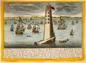 Druga latarnia morska Eddystone, niedaleko Plymouth autorstwa English School
