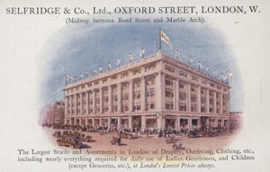 Selfridge and Company Limited, Oxford Street, Londyn, West autorstwa English School