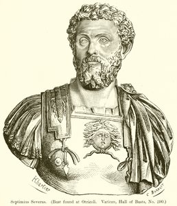Septymiusza Sewera. (Popiersie znalezione w Otricoli. Vatiean, Hall of Busts, nr 290)