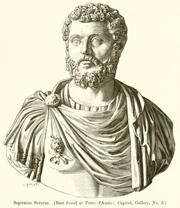 Septymiusza Sewera. (Popiersie znalezione w Porto dAnzio; Capitol, Gallery, nr 3)