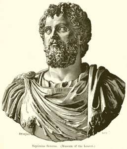 Septymiusza Sewera. (Muzeum Luwru) autorstwa English School