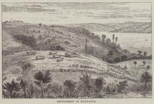 Osada Manyanga (rycina) autorstwa English School