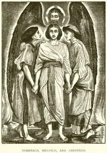 Szadrach, Meszach i Abed-Nego autorstwa English School
