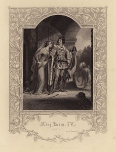 Szekspir: Król Henryk IV, część 1, akt II, scena 3 (rycina) autorstwa English School