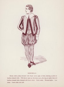 Poskromienie złośnicy Szekspira: Biondello (lito) autorstwa English School