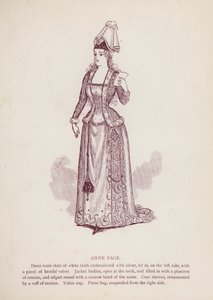 Wesołe żony Windsoru Szekspira: Anne Page (lito) autorstwa English School