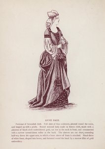 Wesołe żony Windsoru Szekspira: Anne Page (lito) autorstwa English School