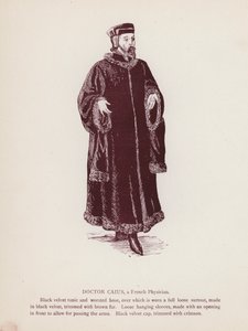 Wesołe żony z Windsoru Szekspira: Doktor Caius, francuski lekarz (lito) autorstwa English School