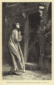Zatrzymała się przy drzwiach, zanim zebrała odwagę, by zapukać autorstwa English School