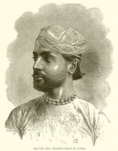 Sheodan Singh, Maharao Radża z Ulwar autorstwa English School