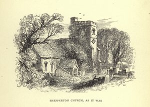 Kościół Shepperton, jak był autorstwa English School