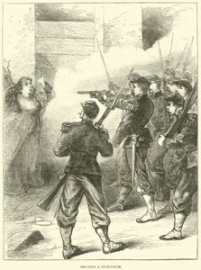 Strzelanie do benzyny, maj 1871 autorstwa English School