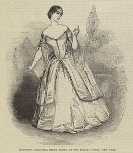 Signorina Borghese, Prima Donna Opery Włoskiej, Nowy Jork autorstwa English School