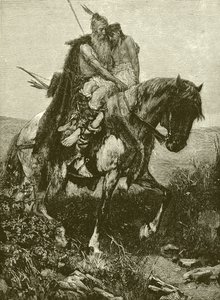 Sigurd z ciałem króla Harolda autorstwa English School