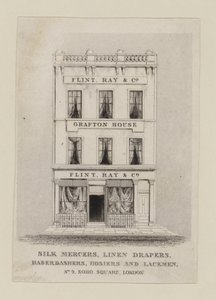 Silk Mercer, Flint Ray & Co, karta handlowa autorstwa English School