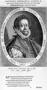 Sir Anthony Sherley (Grawerowanie) autorstwa English School