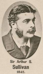 Sir Arthur S Sullivan (grawiura) autorstwa English School