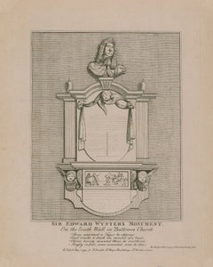 Pomnik Sir Edwarda Wyntersa na ścianie południowej w Battersea Church autorstwa English School