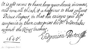 Sir Endymion Porter autorstwa English School