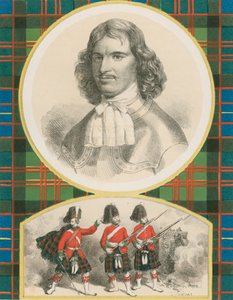 Sir Ewen Cameron z Lochiel. Siedemdziesiąty Dziewiąty, „albo Cameron Highlanders”. autorstwa English School
