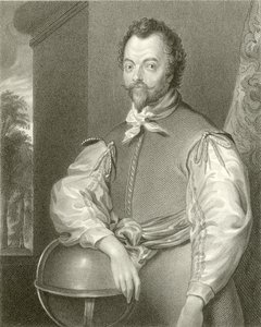 Sir Francis Drake autorstwa English School
