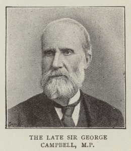 Sir George Campbell (Grawerowanie) autorstwa English School