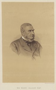 Sir Henry Allsopp, baronet (litografia) autorstwa English School