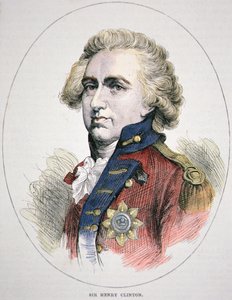 Sir Henry Clinton (kolor lito) autorstwa English School