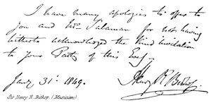 Sir Henry R Bishop, (muzyk) autorstwa English School