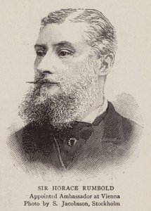 Sir Horace Rumbold (grawerunek) autorstwa English School