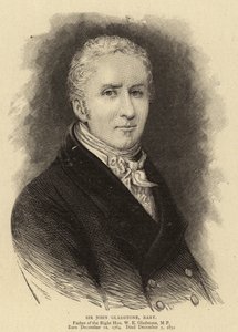 Sir John Gladstone, Bart (Grawerowanie) autorstwa English School