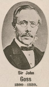 Sir John Goss (grawiura) autorstwa English School