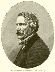Sir John Lawrence (później Lord Lawrence) autorstwa English School