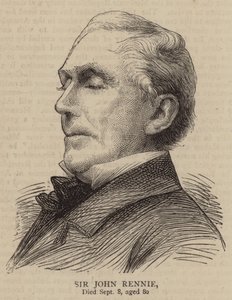 Sir John Rennie (Grawerowanie) autorstwa English School