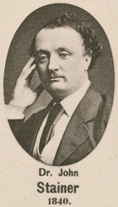 Sir John Stainer (grawiura) autorstwa English School