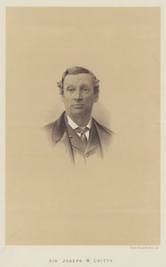 Sir Joseph W. Chitty (lito) autorstwa English School