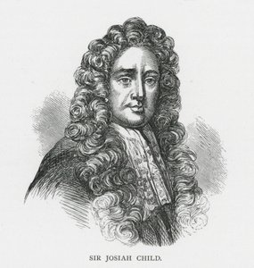 Sir Josiah Child (rycina) autorstwa English School