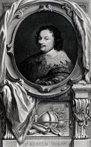 Sir Kenelm Digby (1603-1665) autorstwa English School