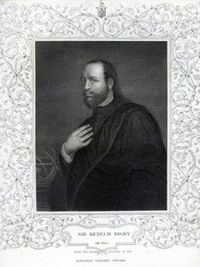 Sir Kenelm Digby (1603-1665) autorstwa English School