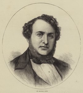 Sir Michael Costa (grawerunek) autorstwa English School