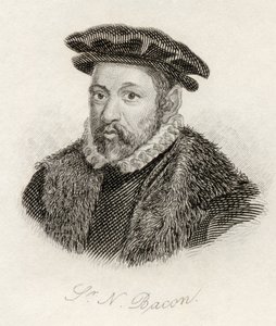 Sir Nicholas Bacon, ze „Słownika historycznego Krabba”, opublikowanego w 1825 r. autorstwa English School