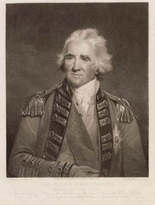 Sir Ralph Abercromby, Rycerz Łaźni, c.1800 (Grawerowanie kropkowane) autorstwa English School