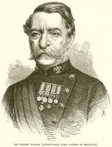 Sir Robert Napier (później Lord Napier z Magdali) autorstwa English School