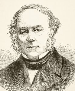 Sir Rowland Hill, z „The National and Domestic History of England” Williama Hickmana Smitha Aubreya (1858-1916) opublikowanego w Londynie ok. 1890 r. autorstwa English School