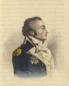 Sir Sidney Smith, admirał brytyjski (kolorowy grawerunek) autorstwa English School
